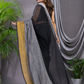 Tissue Silk Saree With Super Black - 011