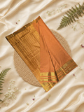 Mysore Silk Saree With Gold Yellow