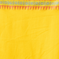 Pure Handloom Cotton Saree | Bright Yellow