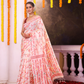 Tissue Jamdani Saree With Shaded Cream White - 110