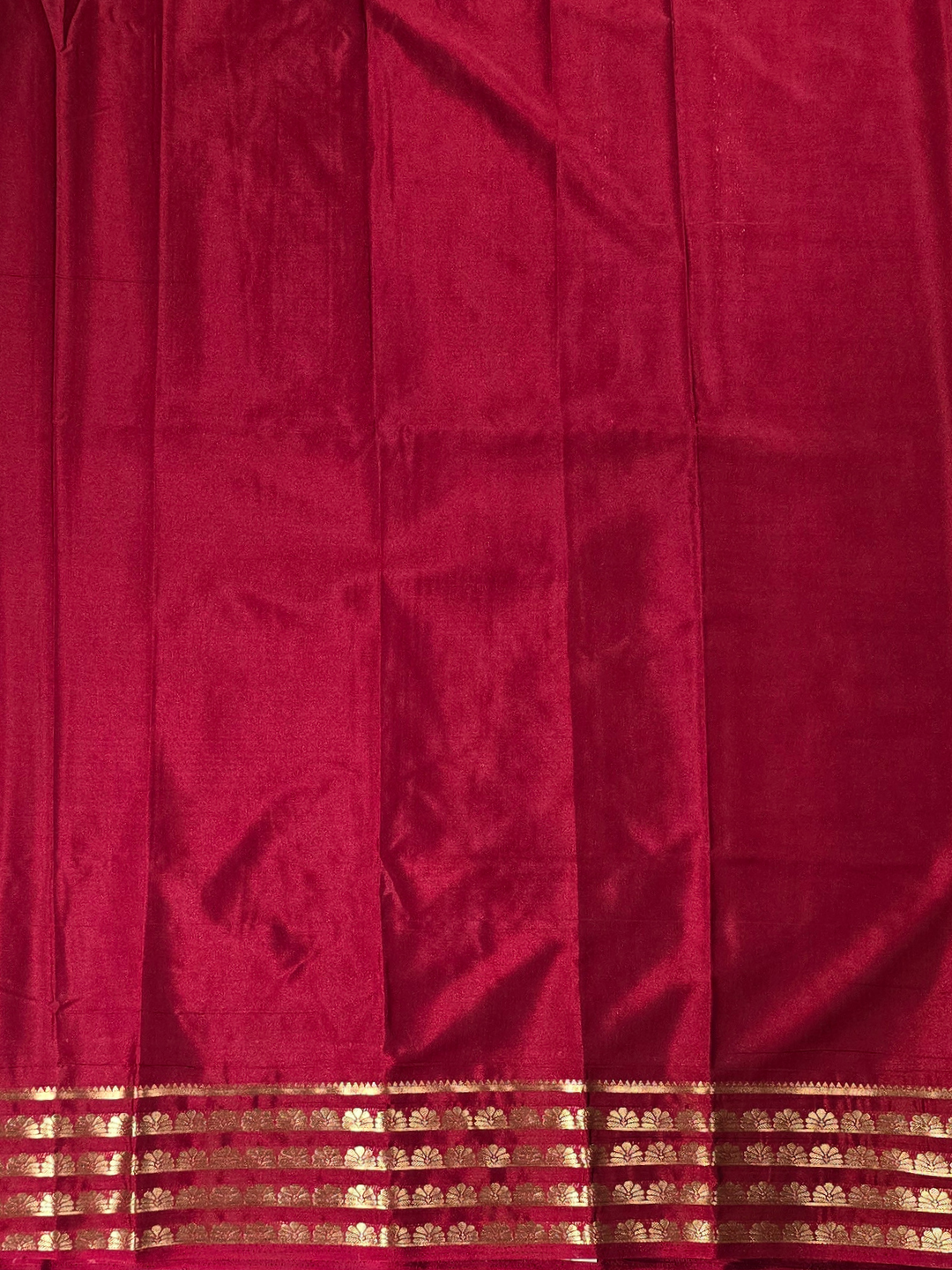 Classic Mysore Silk Saree  |  Carrot Orange