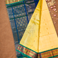 Handloom Korvai Silk Cotton Saree  |  Sun Yellow