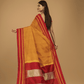 Pure Ilkal Saree With Sun Yellow and Red Border - 051