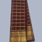 Handwoven Pure Gadwal Silk Saree  |  Wine Red