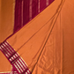 Classic Mysore Silk Saree  |  Carrot Orange