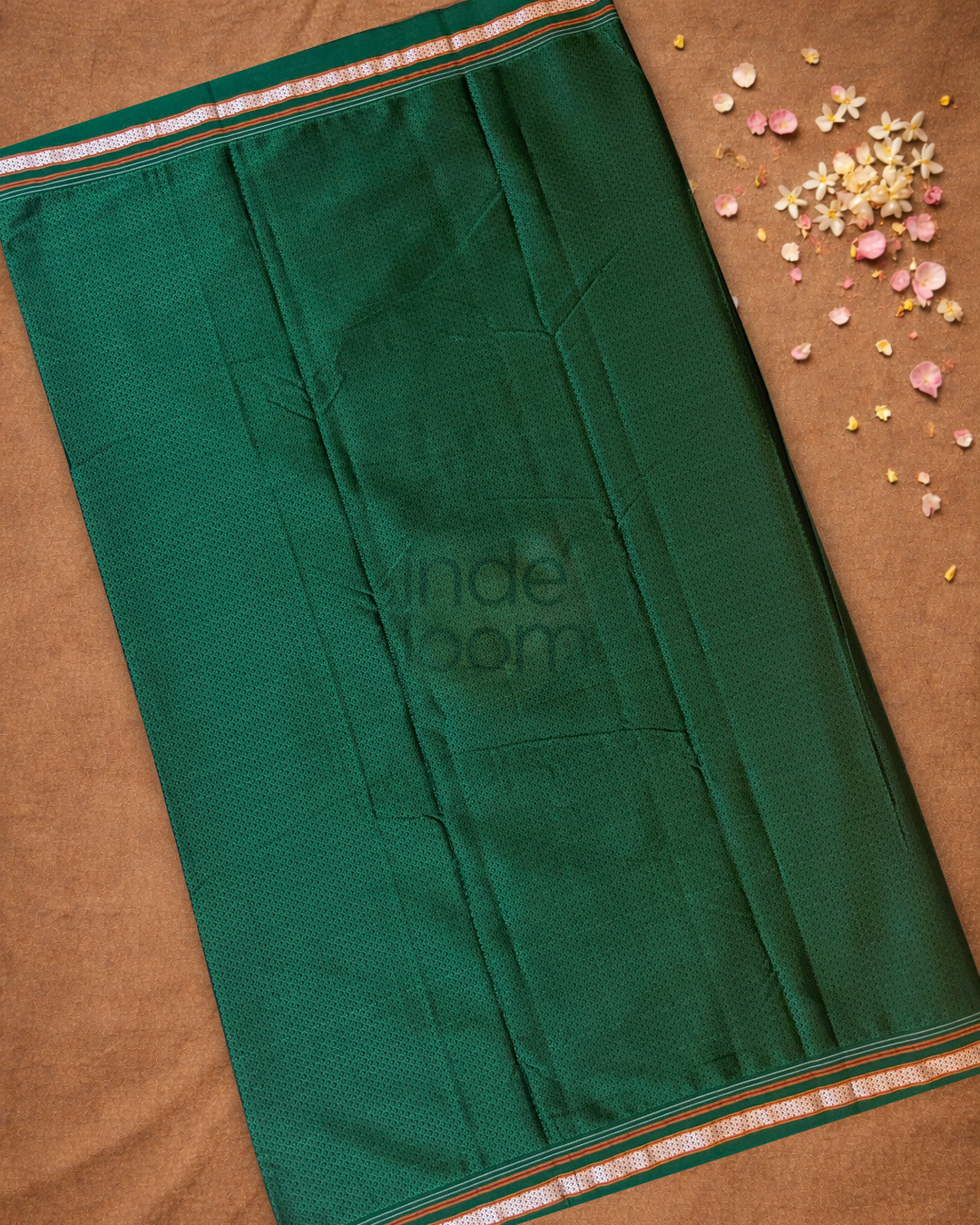 Ilkal Saree in Forest Green