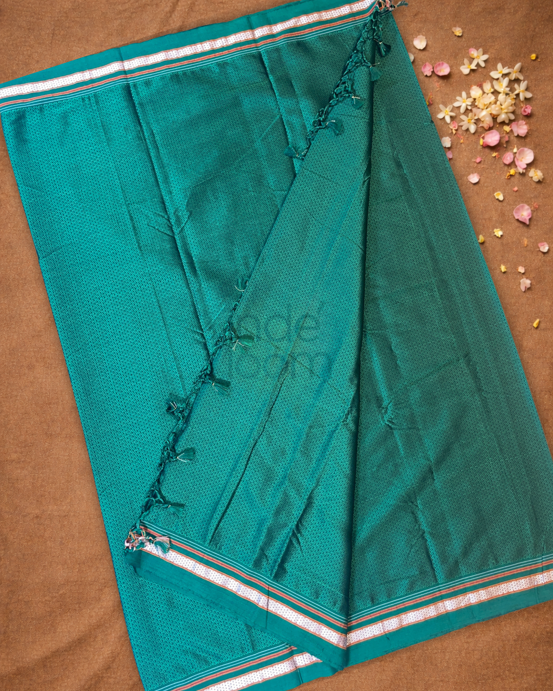 Ilkal Saree in Forest Green