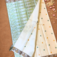 Silk Mark Certified Handloom Kanjivaram Silk Saree  |  Warm Ivory