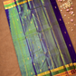 Handloom Kanjivaram Silk Saree  |  Indigo Purple