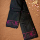 Silk Mark Certified Handloom Kanjivaram Silk Saree  |  Midnight Black