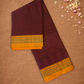 Traditional Ilkal Cotton Silk Viscose Saree  |  Wine Red