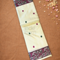 Silk Mark Certifed Handloom Kanjivaram Silk Saree  |  Cream Beige