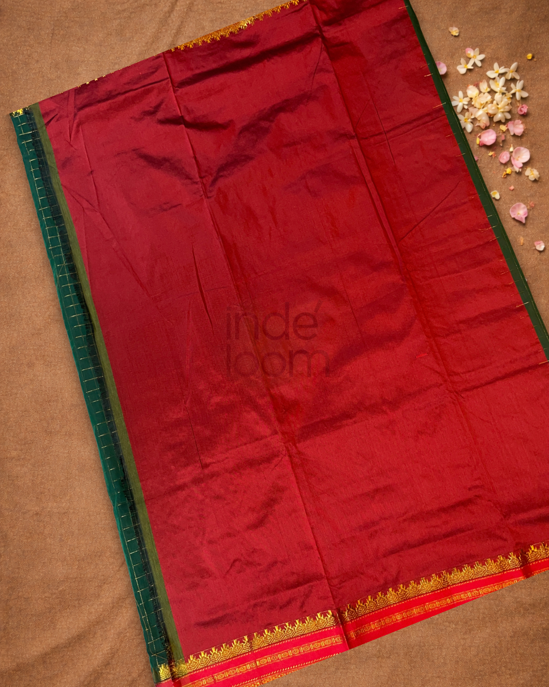 Ilkal Saree in Jade Green