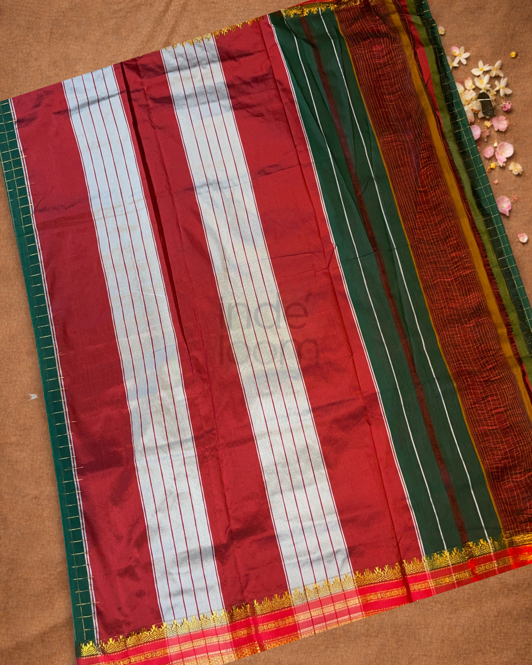 Ilkal Saree in Jade Green