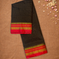Traditional Ilkal Cotton Silk Viscose Saree  |  Espresso Brown