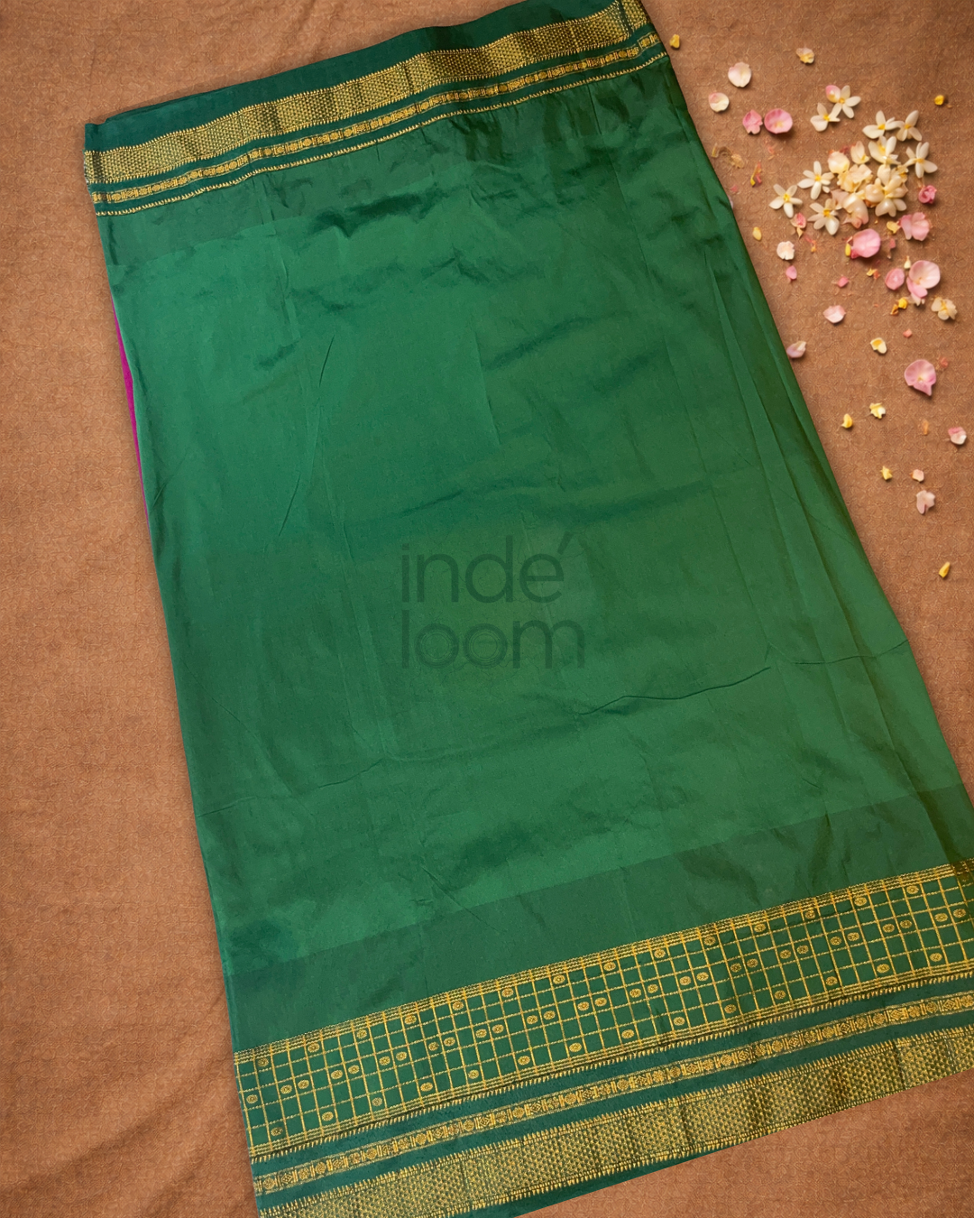 Traditional Ilkal Cotton Silk Viscose Saree  |  Grape Purple