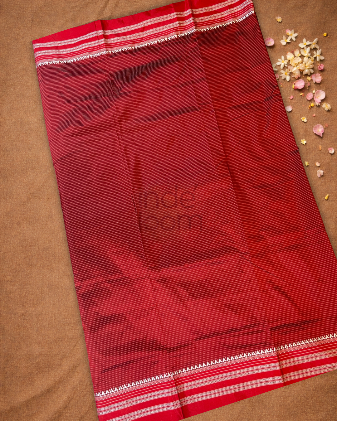 Traditional viscose Saree  |  Maroon Red