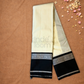 Silk Mark Certified Handloom Kanjivaram Silk Saree  |  Cream Beige