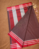 Traditional viscose Saree  |  Maroon Red