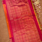 Silk Mark Certified Handloom Kanjivaram Silk Saree  |  Fire Orange