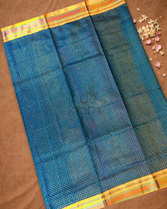 Ilkal Saree in Pine Green