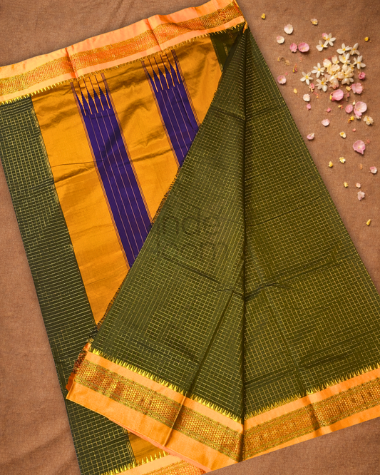Ilkal Saree in jade Green