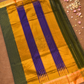 Traditional Ilkal Cotton Silk Viscose Saree  |  Army Green