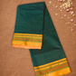 Traditional Ilkal Cotton Silk Viscose Saree  |  Deep Teal