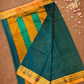 Traditional Ilkal Cotton Silk Viscose Saree  |  Deep Teal