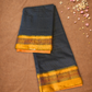Traditional Ilkal Cotton Silk Viscose Saree  |  Slate Grey