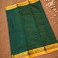 Traditional Ilkal Cotton Silk Viscose Saree  |  Deep Teal