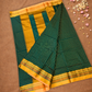 Traditional Ilkal Cotton Silk Viscose Saree  |  Deep Teal