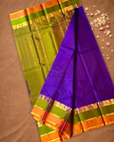 Kanjivaram Saree With Navy Blue