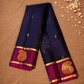 Handloom Kanjivaram Silk Saree  |  Eggplant Purple