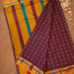 Traditional viscose Saree  |  Eggplant Purple