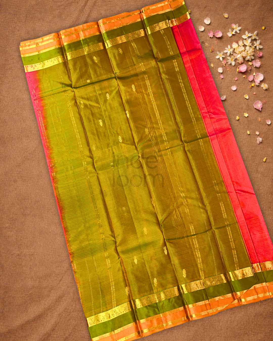 Kanjivaram Saree With Hot Pink