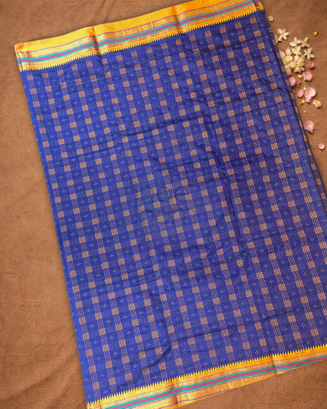 Ilkal Saree in  indigo Blue