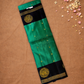 Handloom Kanjivaram Silk Saree  |  Peacock Teal