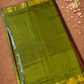 Handloom Korvai Silk Cotton Saree  |  Wine Red