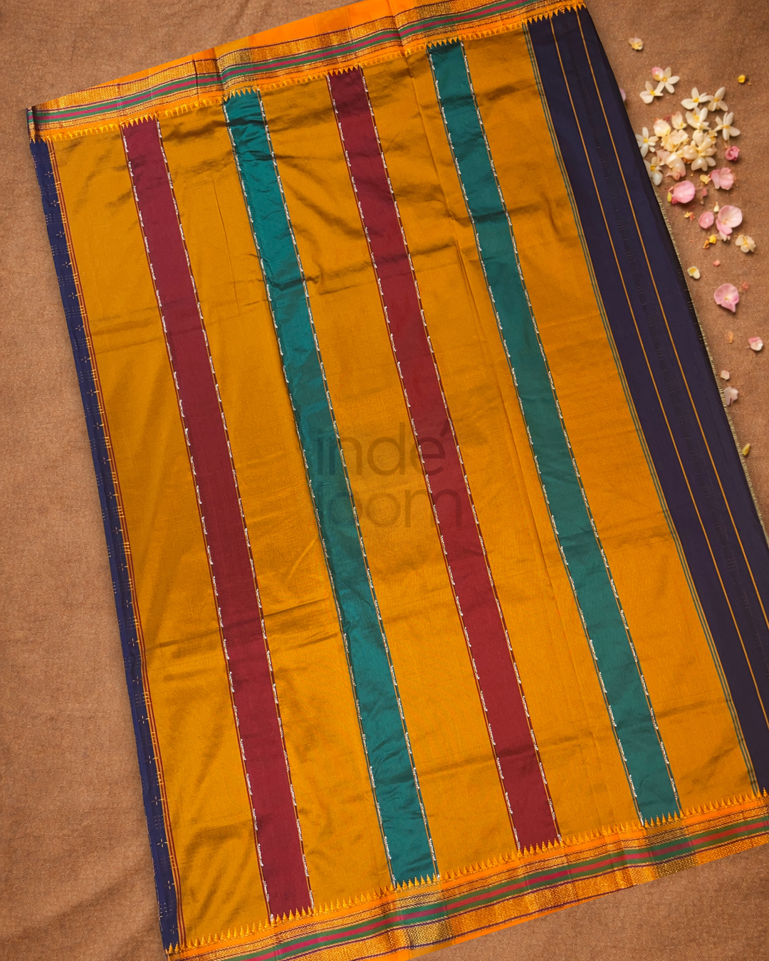 Ilkal Saree in  indigo Blue