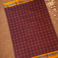 Traditional Ilkal Cotton Silk Viscose Saree  |  Wine Red