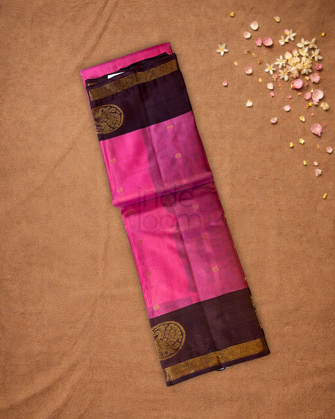 Kanjivaram Saree With Bright Pink