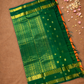 Pure Handloom Korvai Saree | Fire Orange