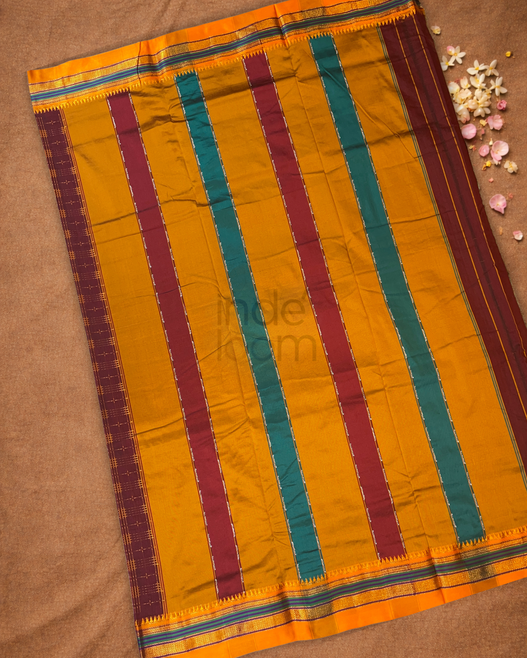 Traditional viscose Saree  |  Wine Red