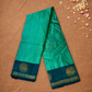 Handloom Kanjivaram Silk Saree  |  Jade Teal