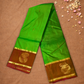 Handloom Kanjivaram Silk Saree  |  Lime Green