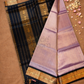 Handloom Korvai Silk Cotton Saree  |  Baby Pink