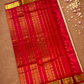 Pure Handloom Korvai Saree | Pastel Red