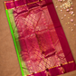 Handloom Kanjivaram Silk Saree  |  Lime Green