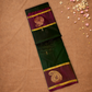 Silk Mark Certified Handloom silk Saree  |  Army Green